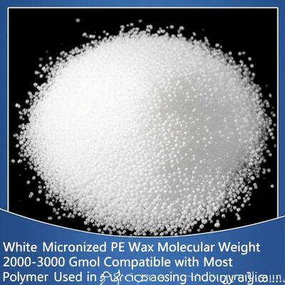 Lililin PE Wax Termikron Putih Berat Molekul 2000-3000 Gmol Kompatibel dengan Sebagian Besar Polimer yang Digunakan dalam Industri Pengolahan Plastik