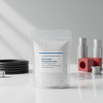 Cocok Dengan Kebanyakan Polimer Lilin Polietilena Mikronisasi Titik Nyala Di Bawah 120°C Meningkatkan Pemrosesan Polimer dan Kinerja Permukaan