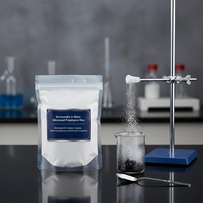 Tidak larut dalam air Micronized Polyethylene Wax dikembangkan untuk industri karet meningkatkan dispersi dan umur panjang produk